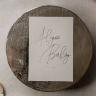 İklim Wedding Davetiye 8444