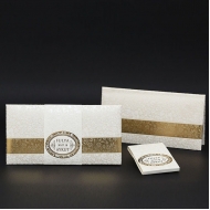 Çiçek Kabartmalı Lüks Davetiye 223