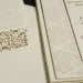 Krem Kadife Dokulu Davetiye 227