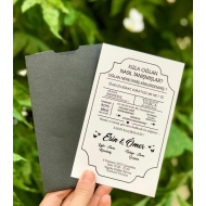 Retro Eko Davetiye 591