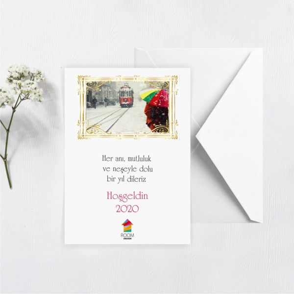 Yılbaşı Tebrik Kartı - Kartpostal 7